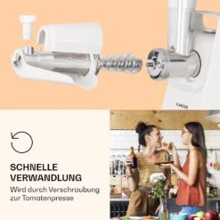 Mighty Mince Elektrischer Fleischwolf 500 - 1361 Watt 3 Lochscheiben 15 Mighty Mince Elektrischer Fleischwolf 500 - 1361 Watt 3 Lochscheiben -Optimal Küchengeräte Geschäft 10036478 de 0006 logo