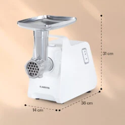 Mighty Mince Elektrischer Fleischwolf 500 - 1361 Watt 3 Lochscheiben 17 Mighty Mince Elektrischer Fleischwolf 500 - 1361 Watt 3 Lochscheiben -Optimal Küchengeräte Geschäft 10036478 yy 0008 logo