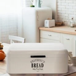 Delaware Brotkasten Metall 42x16x24,5 Cm Klappdeckel Lüftungslöcher -Optimal Küchengeräte Geschäft 10037442 yy 0004 logo