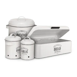 Delaware Brotkasten Metall 42x16x24,5 Cm Klappdeckel Lüftungslöcher -Optimal Küchengeräte Geschäft 10037442 yy 0006 logo