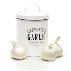 Montana Knoblauchtopf Emaille-Stahlblech 12 X 18 Cm (ØxH) Rostfrei