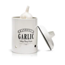 Montana Knoblauchtopf Emaille-Stahlblech 12 X 18 Cm (ØxH) Rostfrei -Optimal Küchengeräte Geschäft 10037445 yy 0003 logo