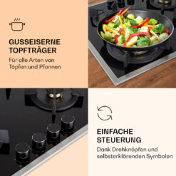 Goldflame Domino 4 Prime Gaskochfeld 4-flammig Messing-Brenner Glaskeramik 11 Goldflame Domino 4 Prime Gaskochfeld 4-flammig Messing-Brenner Glaskeramik -Optimal Küchengeräte Geschäft 10037807 de 0003 logo