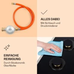 Goldflame Domino 4 Prime Gaskochfeld 4-flammig Messing-Brenner Glaskeramik 14 Goldflame Domino 4 Prime Gaskochfeld 4-flammig Messing-Brenner Glaskeramik -Optimal Küchengeräte Geschäft 10037807 de 0006 logo