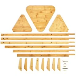 Garderobe Dreieckig 3 Ablagen 32,5x166cm (ØxH) 100% Bambus 11 Garderobe Dreieckig 3 Ablagen 32,5x166cm (ØxH) 100% Bambus -Optimal Küchengeräte Geschäft 10038018 yy 0003 logo