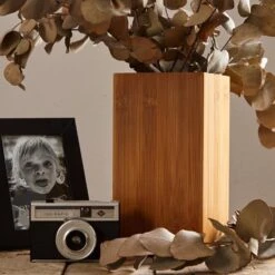 Utensilienhalter Quadratisch 12 X 23 X 12 Cm (BxHxT) Bambus -Optimal Küchengeräte Geschäft 10038051 yy 0004 logo