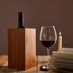 Utensilienhalter Quadratisch 12 X 23 X 12 Cm (BxHxT) Bambus -Optimal Küchengeräte Geschäft 10038051 yy 0005 logo