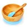 Kindergeschirr Mit Bambusschale Und Löffel 400 Ml Inkl. Saugnapf Ø: 13,7 Cm -Optimal Küchengeräte Geschäft 10038070 yy 0001 titel