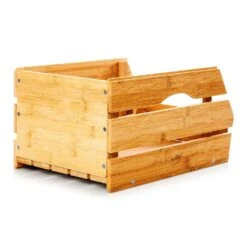 Stapelkiste Aus Bambus Gute Luftzirkulation Stapelbar 27x20,5x38cm -Optimal Küchengeräte Geschäft 10038071 yy 0004 logo