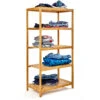 Regal Mehrzweckregal 5 Etagen 60x117,5x35cm (BxHxT) Bambus -Optimal Küchengeräte Geschäft 10038074 yy 0001 titel