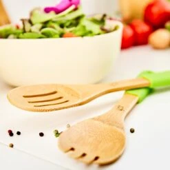 Küchenzubehör 5er-Set Pfannenwender Silikongriffe Nachhaltig Bambus -Optimal Küchengeräte Geschäft 10038113 yy 0003 logo