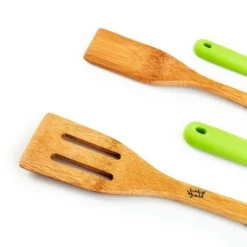 Küchenzubehör 5er-Set Pfannenwender Silikongriffe Nachhaltig Bambus -Optimal Küchengeräte Geschäft 10038113 yy 0006 logo