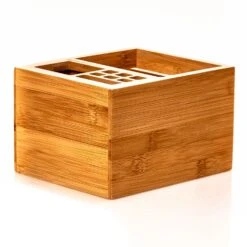 Schreibtischorganizer Mit 2 Ausziehfächern 15 X 9,5 X 12,5 Cm Bambus -Optimal Küchengeräte Geschäft 10038119 yy 0004 logo