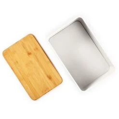Stigby 2-in-1 Brotkasten Mit Schneidebrett Metallblech Bambus 11 Stigby 2-in-1 Brotkasten Mit Schneidebrett Metallblech Bambus -Optimal Küchengeräte Geschäft 10038121 yy 0003 logo