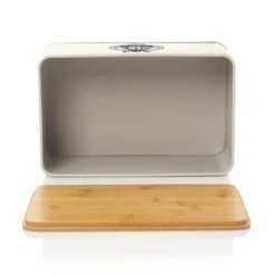 Stigby 2-in-1 Brotkasten Mit Schneidebrett Metallblech Bambus 14 Stigby 2-in-1 Brotkasten Mit Schneidebrett Metallblech Bambus -Optimal Küchengeräte Geschäft 10038121 yy 0006 logo