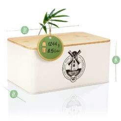 Stigby 2-in-1 Brotkasten Mit Schneidebrett Metallblech Bambus 15 Stigby 2-in-1 Brotkasten Mit Schneidebrett Metallblech Bambus -Optimal Küchengeräte Geschäft 10038121 yy 0007 logo