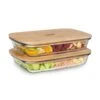 Aufschnittbox Mit Deckel 1,6 Liter 2er Set Glas Bambus Hitzebeständig 1 Aufschnittbox Mit Deckel 1,6 Liter 2er Set Glas Bambus Hitzebeständig -Optimal Küchengeräte Geschäft 10038231 yy 0001 titel title