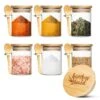 Gewürzgläser Mit Bambuslöffel 6 Stück Je 200 Ml Luftdicht 1 Gewürzgläser Mit Bambuslöffel 6 Stück Je 200 Ml Luftdicht -Optimal Küchengeräte Geschäft 10038292 yy 0001 titel