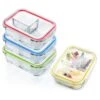 Lunchboxen Mit Unterteilung 4er-Set Je 1040 Ml 3 Fächer Auslaufsicher 1 Lunchboxen Mit Unterteilung 4er-Set Je 1040 Ml 3 Fächer Auslaufsicher -Optimal Küchengeräte Geschäft 10038293 yy 0001 titel