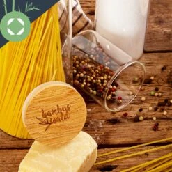 Runde Gläser Bambusdeckel 10 Stück Je 150 Ml Luftdicht -Optimal Küchengeräte Geschäft 10038299 yy 0007 logo