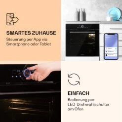 Illuminosa Smart Einbaubackofen 2800W 11 Funktionen App-Steuerung -Optimal Küchengeräte Geschäft 10038335 de 0003 logo