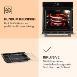 Illuminosa Smart Einbaubackofen 2800W 11 Funktionen App-Steuerung -Optimal Küchengeräte Geschäft 10038335 de 0006 logo