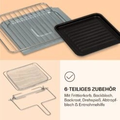 AeroVital Jumbo 3-in-1 Heißluftfritteuse Toaster Dörrautomat 1550 W 18 Liter -Optimal Küchengeräte Geschäft 10038339 de 0007 logo