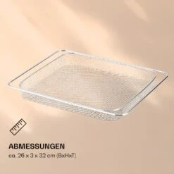 AeroVital Jumbo Heißluftfritteuse Gitterkorb Edelstahl -Optimal Küchengeräte Geschäft 10038341 de 0004 logo