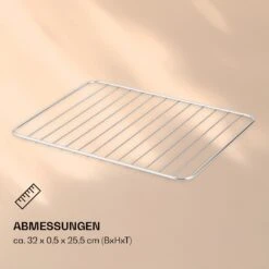 AeroVital Jumbo Heißluftfritteuse Grillrost Edelstahl -Optimal Küchengeräte Geschäft 10038343 de 0004 logo