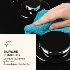 Victoria 5 Gaskochfeld 5-flammig Sabaf-Brenner Glaskeramik Retro-Look -Optimal Küchengeräte Geschäft 10038376 de 0007 logo