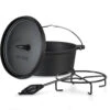 Galloway Dutch Oven 4.5 BBQ-Topf Gusseisen Größe S / 4.5 Qt -Optimal Küchengeräte Geschäft 10038580 yy 0001 titel