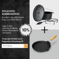 Galloway Dutch Oven 12.0 BBQ-Topf Gusseisen Größe XL / 12 Qt 15 Galloway Dutch Oven 12.0 BBQ-Topf Gusseisen Größe XL / 12 Qt -Optimal Küchengeräte Geschäft 10038583 de 0007 usp
