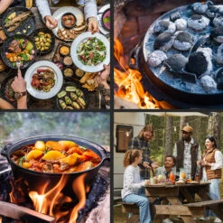 Guernsey Premium Dutch Oven 4.5 BBQ-Topf Gusseisen Größe S / 4.5 Qt -Optimal Küchengeräte Geschäft 10038641 de 0005 usp