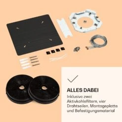 Futurelight Smart Inselabzugshaube Umluft 420m³/h LED Edelstahl -Optimal Küchengeräte Geschäft 10038709 de 0006 logo