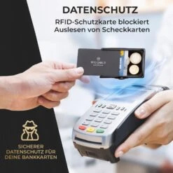 ZNAP Slim Wallet 12 Karten Münzfach 8 X 1,8 X 6 Cm (BxHxT) RFID-Schutz -Optimal Küchengeräte Geschäft 10038762 de 0003 usp