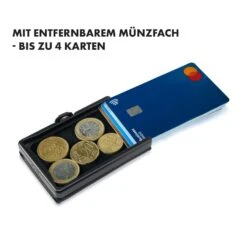 ZNAP Slim Wallet 8 Karten Münzfach 8 X 1,5 X 6 Cm (BxHxT) RFID-Schutz -Optimal Küchengeräte Geschäft 10038792 de 0005 logo