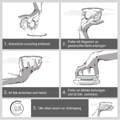 Magnetic Mount Magnethalterung Für Rauchmelder Ab 7 Cm Ø Selbstklebend -Optimal Küchengeräte Geschäft 10038806 de 0005 logo