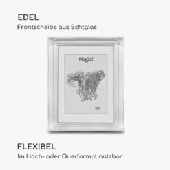 Regent Bilderrahmen Rechteckig 25 X 20 Cm Fotos Passepartout Glas Rokoko -Optimal Küchengeräte Geschäft 10039345 de 0003 logo