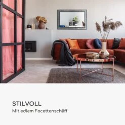 Watford Wandspiegel 90 X 60 Cm Echtholz Glasfliesen Mit Mosaikeffekt -Optimal Küchengeräte Geschäft 10039417 de 0003 logo