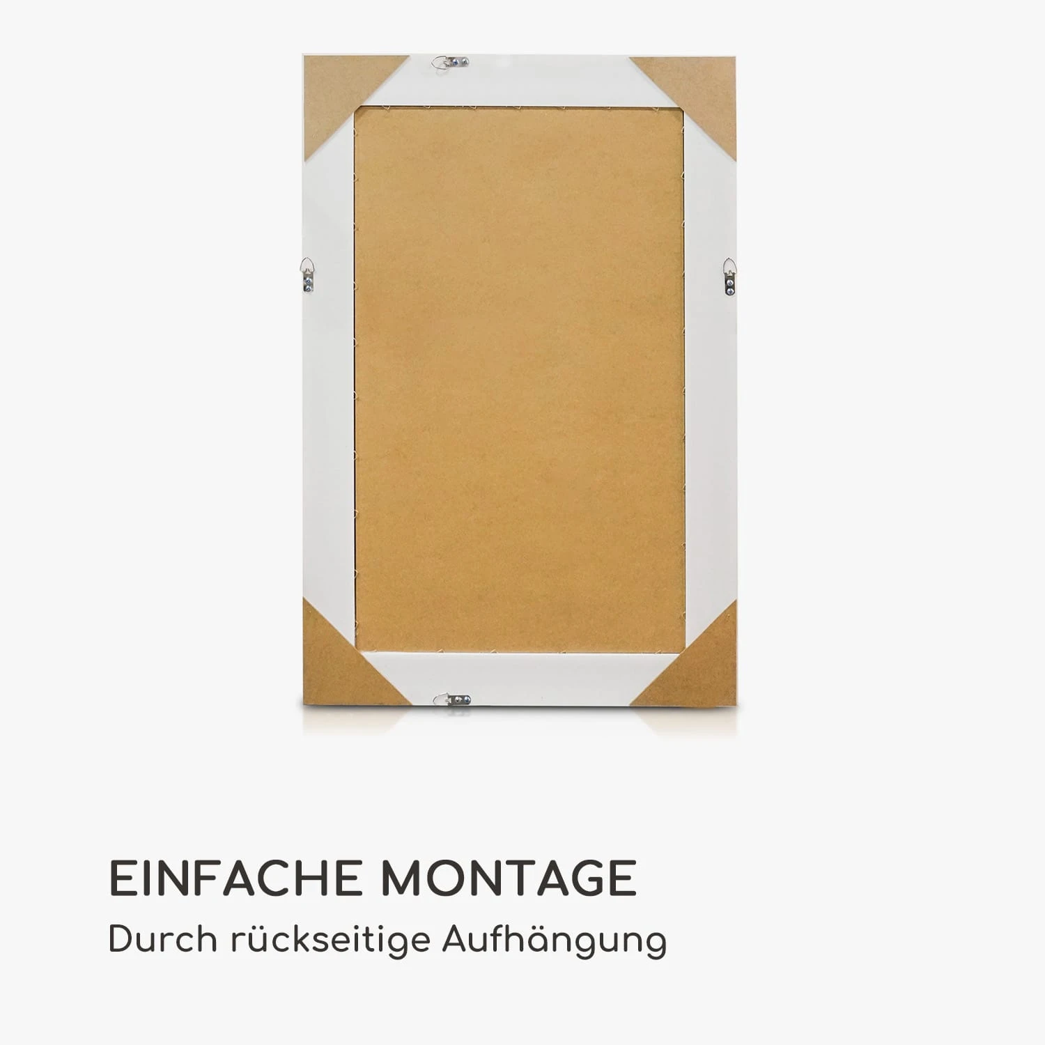 Stratford Wandspiegel Holzrahmen Rechteckig 90 X 60 Cm Vintage 8 Stratford Wandspiegel Holzrahmen Rechteckig 90 X 60 Cm Vintage – Bild 6