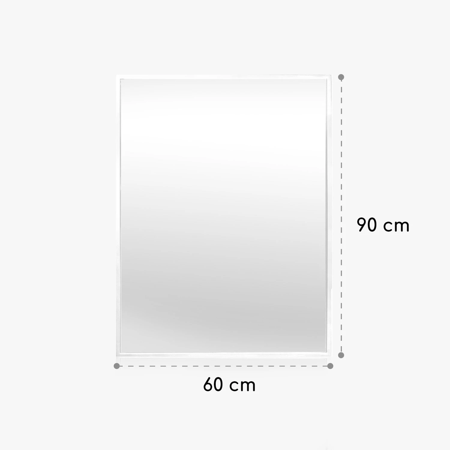 Croxley Wandspiegel Metallrahmen Rechteckig 90 X 60 Cm 8 Croxley Wandspiegel Metallrahmen Rechteckig 90 X 60 Cm – Bild 6