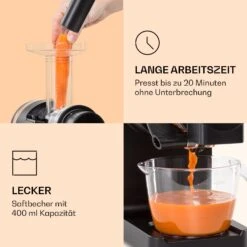 Bella Elegance Saftpresse 200 W 400 Ml BPA-frei -Optimal Küchengeräte Geschäft 10039899 de 0004 logo