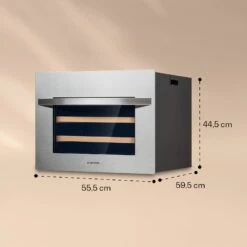 Vinsider 24 Built-In Uno Weinkühlschrank Einbaugerät 1 Zone 24 Flaschen Edelstahl -Optimal Küchengeräte Geschäft 10039913 yy 0006 logo