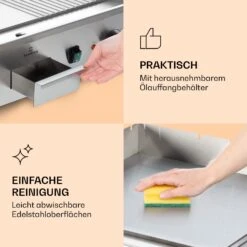 Grillmeile 4400 Elektrogrill Plancha 2x2200W Grillplatte Edelstahl -Optimal Küchengeräte Geschäft 10039915 de 0007 logo