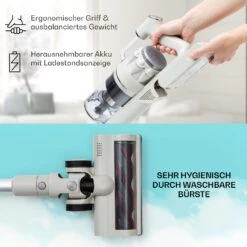 LARMA Staubsauger Kabellos Beutellos Akku 45 Min Laufzeit Max. LED -Optimal Küchengeräte Geschäft 10040033 de 0006 logo