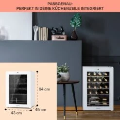 Shiraz 20 Uno Weinkühlschrank 53l 20Fl Touch-Bedienfeld 5-18°C -Optimal Küchengeräte Geschäft 10040216 de 0006 usp