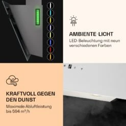 Alina 90 Smart Dunstabzugshaube 90cm 594m³/h LED Ambiente Glasfront -Optimal Küchengeräte Geschäft 10040233 de 0005 logo