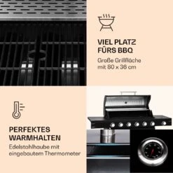 Valdosta 6.1 Gasgrill 6+1 Brenner 19,3 KW Gesamtleistung 12 Valdosta 6.1 Gasgrill 6+1 Brenner 19,3 KW Gesamtleistung -Optimal Küchengeräte Geschäft 10040269 de 0003 logo