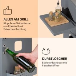 Lucifer 4 Gasgrill 4 X 3,6 KW Brenner 69x45cm Grill Edelstahl Mobil -Optimal Küchengeräte Geschäft 10040281 de 0005 logo