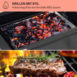 Aberdeen Single Holzkohlegrill -Optimal Küchengeräte Geschäft 10040292 de 0003 usp